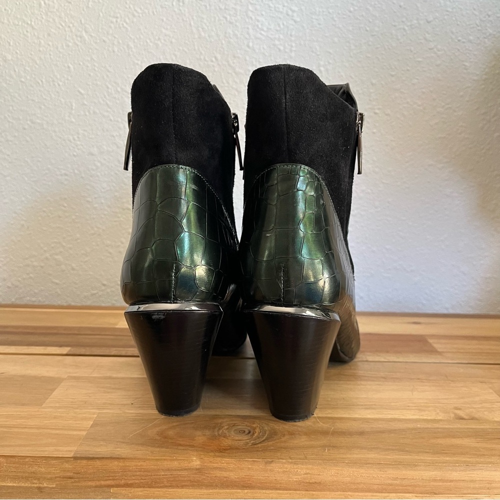 Sigerson Morrison Leila Mixed Combo Ankle Bootie Size 9.5 B - Picture 7 of 13